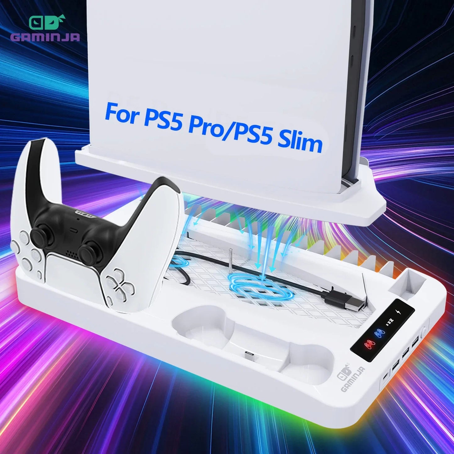 Base de refrigeracion  RGB para PS5