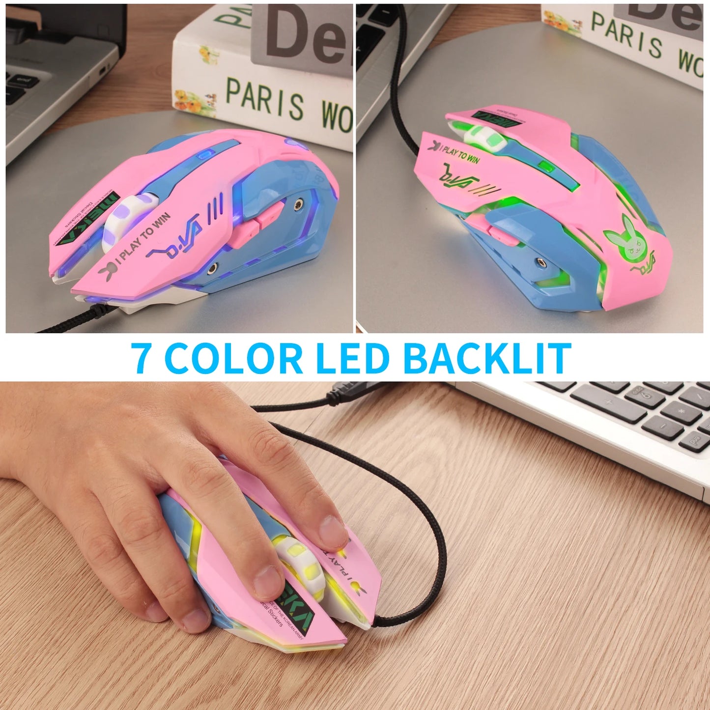 mouse gamer para-Todo Tipo de pc o laptops